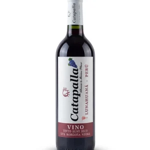 Vino Tinto Semi Seco - Uva Borgoña Negra "Catapalla"
